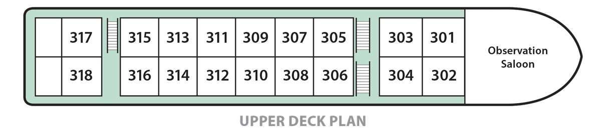 Pandaw RV Mekong Pandaw Deck Plans Upper Deck.png